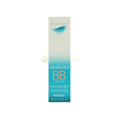 Biotherm Aquasource Bb Cream Spf15 Fair To Medium - Instant Beautifying Moisturizer - All Skin Types 30ml