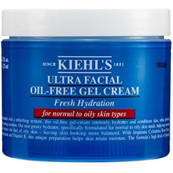 Kiehl's Ultra Facial Oil-free Gel-cream For Normal To Oily Skin Types 125ml