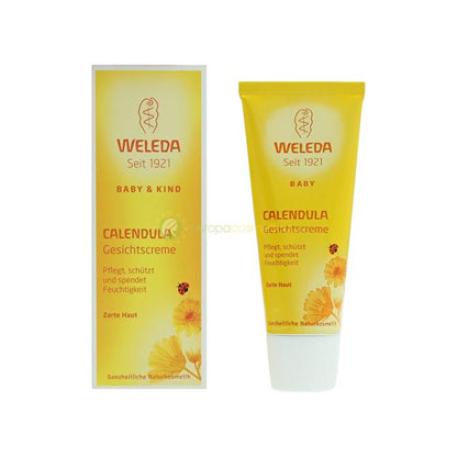 Weleda Baby Calendula Face Cream Moisturizes & Protects 50ml