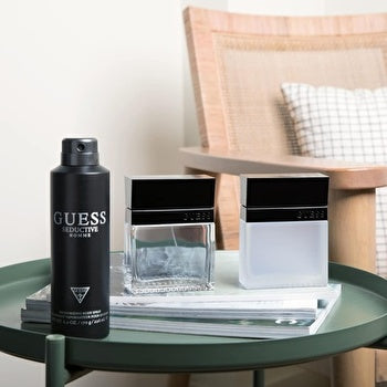 Guess Seductive Homme Man Set Eau De Toilette 100ml & Sg 100ml & Body Spray 226ml & Pouch