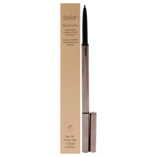 Delilah Brow Line Retractable Eyebrow Pencil With Brush - Sable For Women 0.002oz