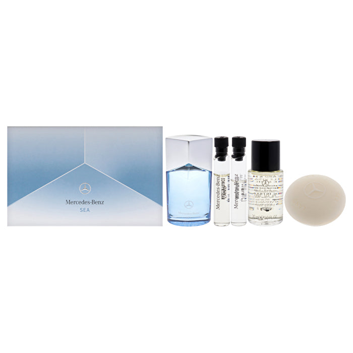 Mercedes Benz Sea Man Set Eau De Parfum 100ml & Land 1.5ml & Air Eau De Parfum 1.5ml & Sg 110 & Face Beard & H Oil 30ml