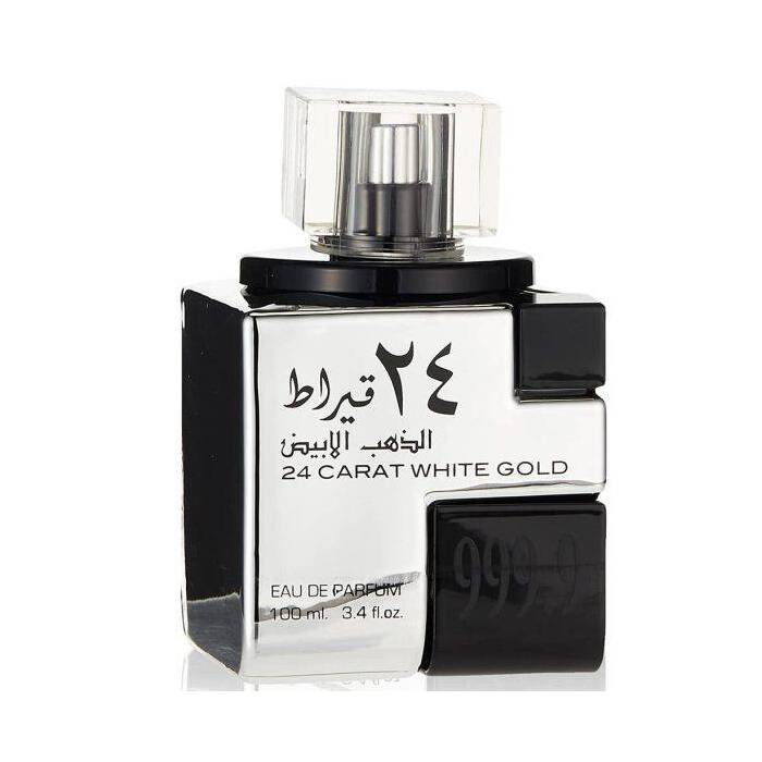Lattafa 24 Carat White Gold Unisex Eau De Parfum 100ml