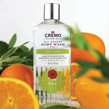 Cremo Sage & Citrus Body Wash 473ml