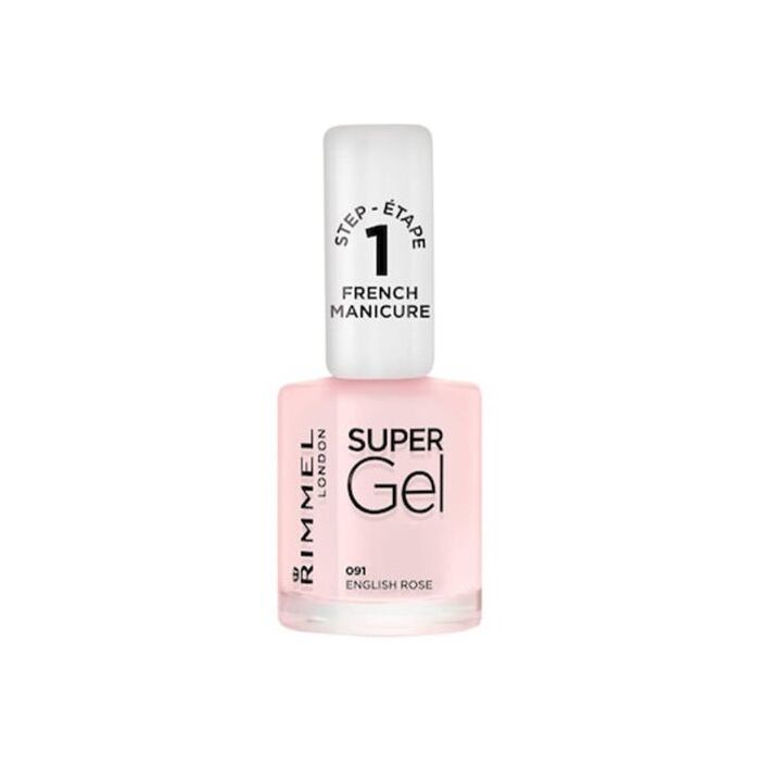 Rimmel London Kind & Free # 091 English Rose Woman 12ml Super Gel Nail Polish