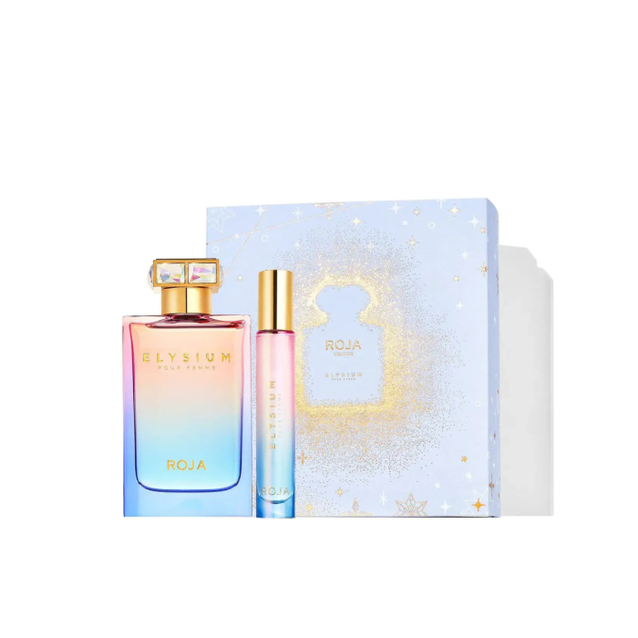 Roja Parfums Elysium Pour Femme Set Eau De Parfum 75ml & Eau De Parfum 10ml Travel Spray