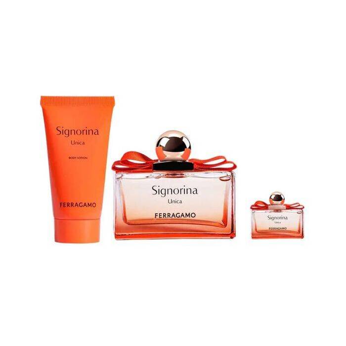 Salvatore Ferragamo Signorina Unica Woman Set Eau De Parfum 100ml+ Eau De Parfum 5ml+ Body Lotion 50ml