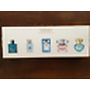 Versace Versace Miniatures Collection For Unisex - 5 Pc Mini Gift Set 0.17oz Versace Dylan Turquoise Eau De Toilette Splash 0.17oz Versace Bright Crystal Eau De Toilette Splash 0.17oz Versace Man Eau Fraiche Eau De Toilette Splash 0.17oz Versace Pour H...