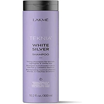 Lakme Teknia White Silver Shampoo - Platinum Blonde And Grey Hair 300ml