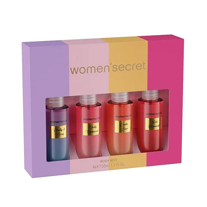 Womens Secret Women'secret Gift Set Coloured 4x 50ml
