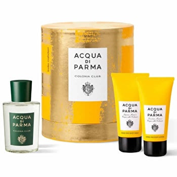 Acqua Di Parma Colonia C.l.u.b. Man Set Eau De Cologne 100ml & Hand & Body Wash 75ml & Hand & Body Lotion 75ml