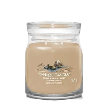 Yankee Candle Amber & Sandalwood Signature Candle (amber And Sandalwood) 368.0g