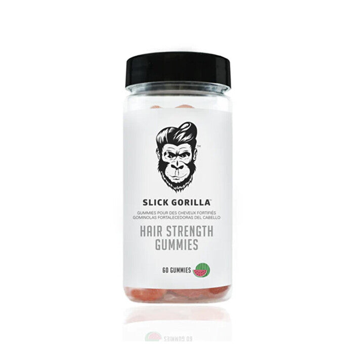Slick Gorilla Hair Strengthening Vitamin Gummies - Dietary Supplement 60 Pcs