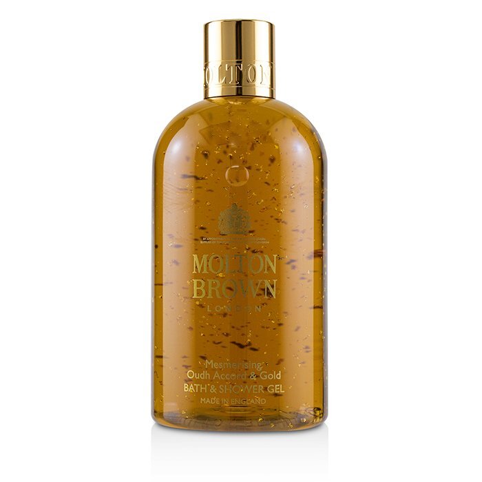 Gel de baño y ducha Mesmerising Oudh Accord &amp; Gold de Molton Brown, 300 ml/10 oz