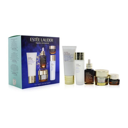 Estee Lauder Your Nightly Skincare Experts: ANR 50ml+ Revitalizing Supreme+ Soft Cream 50ml+ Eye Supercharged 15ml+ Micro Cleans... 5pcs