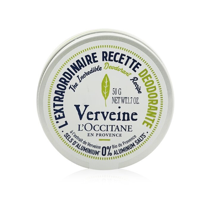 Desodorante L'Occitane Verveine (Verbena) - 0% Sales de Aluminio 50g/1.7oz