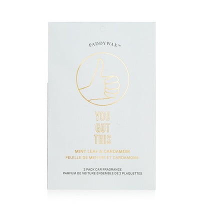 Fragancia para coche Paddywax Impressions: You Got This, paquete de 2