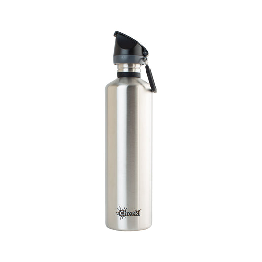 Cheeki Insulated Bottle Classic Silver (Large) 1L