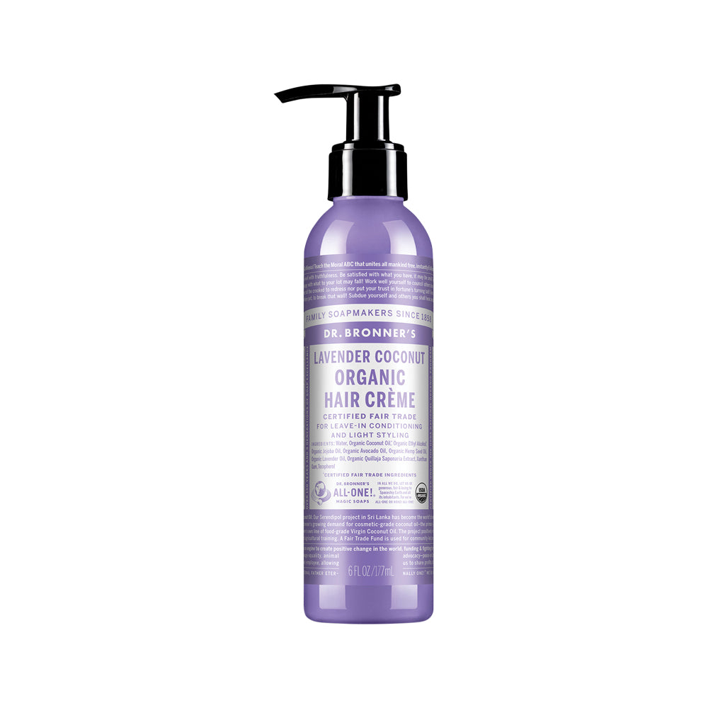 Dr. Bronner's Organic Hair Creme Lavender Coconut 177ml
