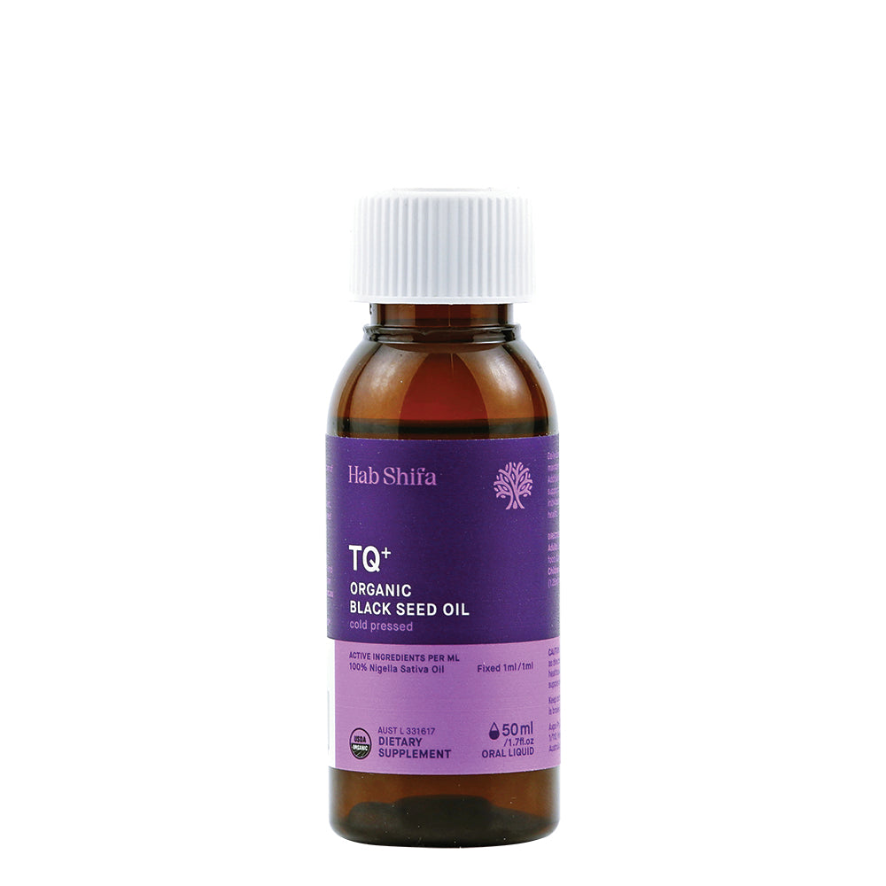 Hab Shifa TQ+ Organic Cold Pressed Black Seed Oil 50ml