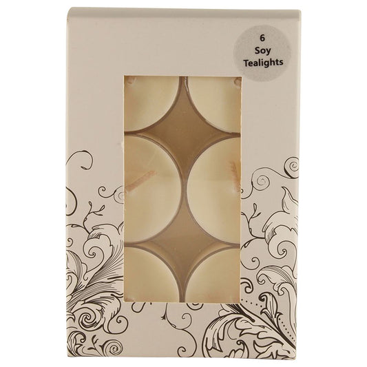 Livinia Naturals Soy Tea Light Candles x 6 Pack