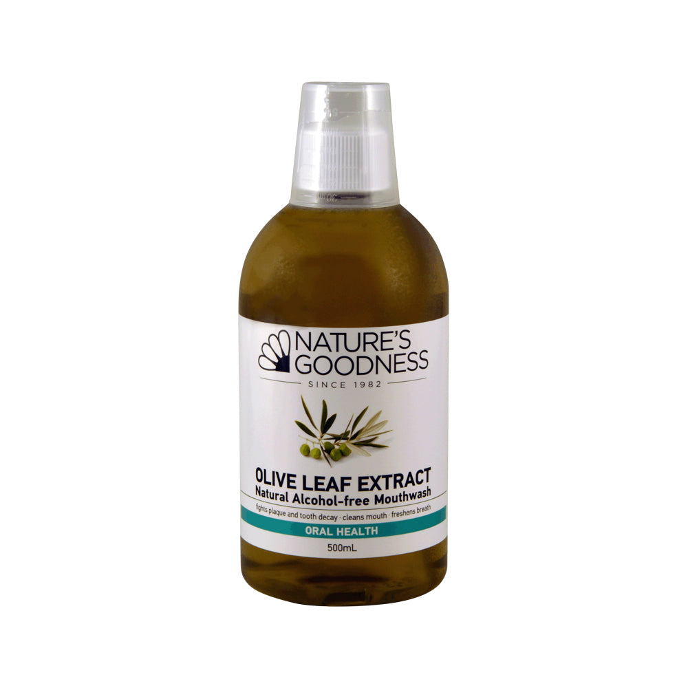 Nature's Goodness Olive Leaf Extract Mouthwash (Alcohol-Free) 500ml