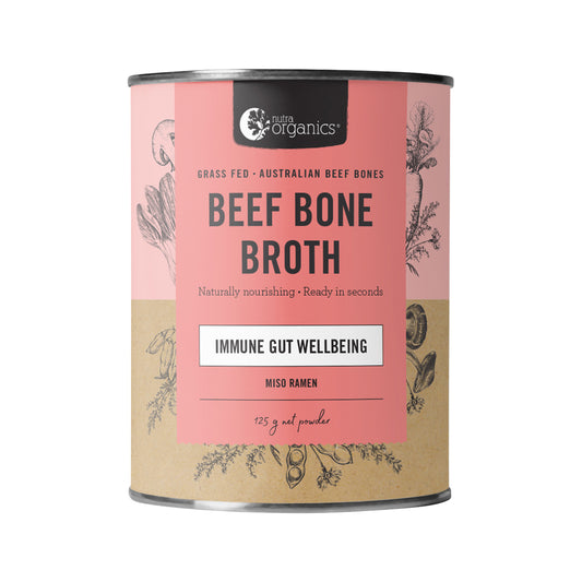 Nutra Organics Bone Broth Beef Miso Ramen 125g