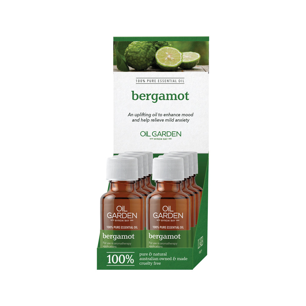 Aceite esencial de Bergamota de Oil Garden, 25 ml x 8 unidades