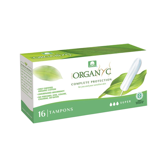Tampones orgánicos Organyc Super x 16 Pack