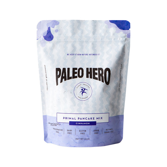 Mezcla para panqueques Paleo Hero Primal con canela, 200 g