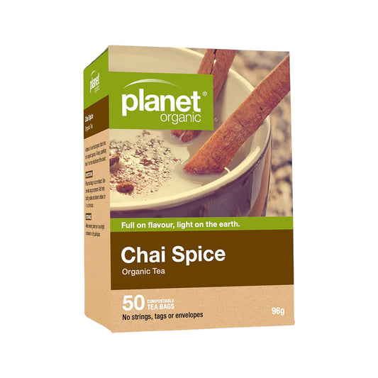 Té de hierbas con especias Chai orgánico de Planet Organic x 50 bolsitas de té