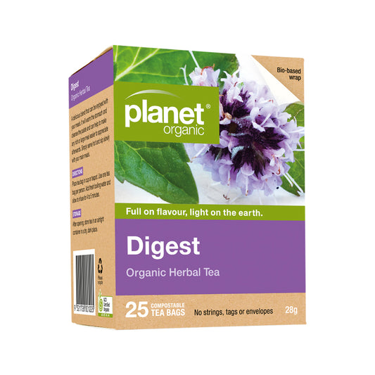 Té de hierbas orgánico Planet Organic Digest x 25 bolsitas de té