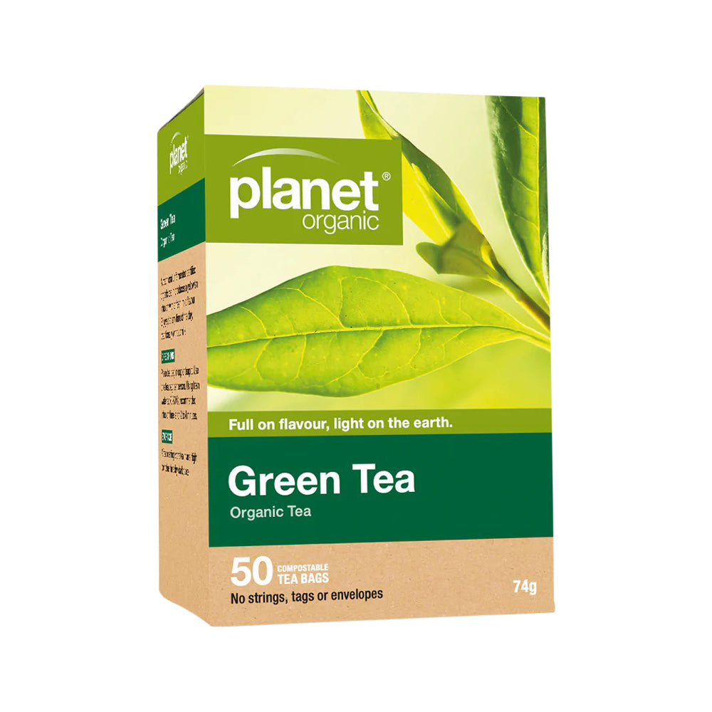 Té verde orgánico Planet Organic x 50 bolsitas de té