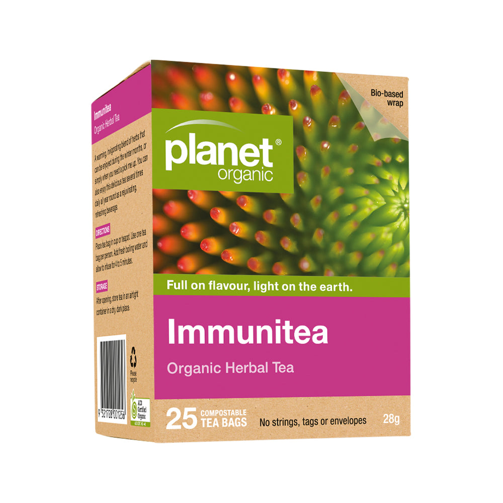 Té de hierbas orgánico Immunitea de Planet Organic x 25 bolsitas de té