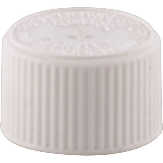 Screw Cap Child Resistant White 20mm