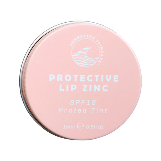 SunButter Skincare Protective Lip Zinc Protea Tint SPF 15 15ml