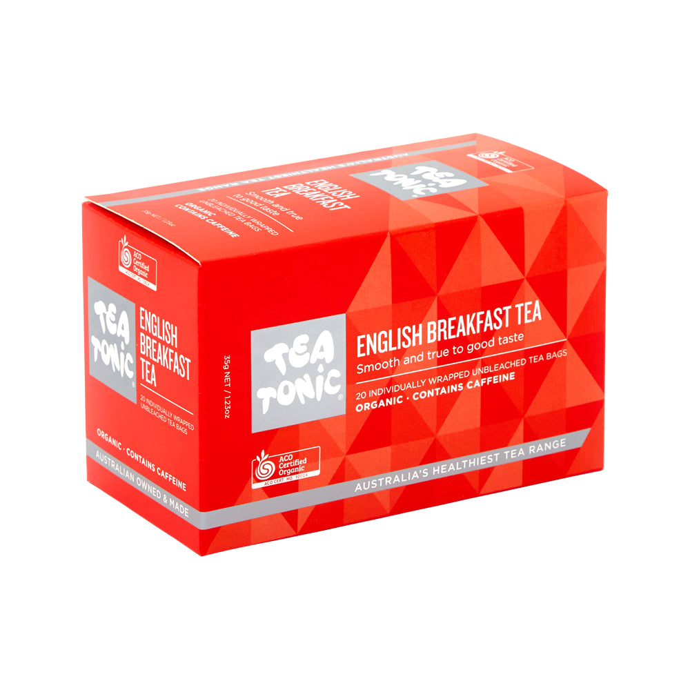 Tea Tonic Organic English Breakfast Tea x 20 Tea Bags