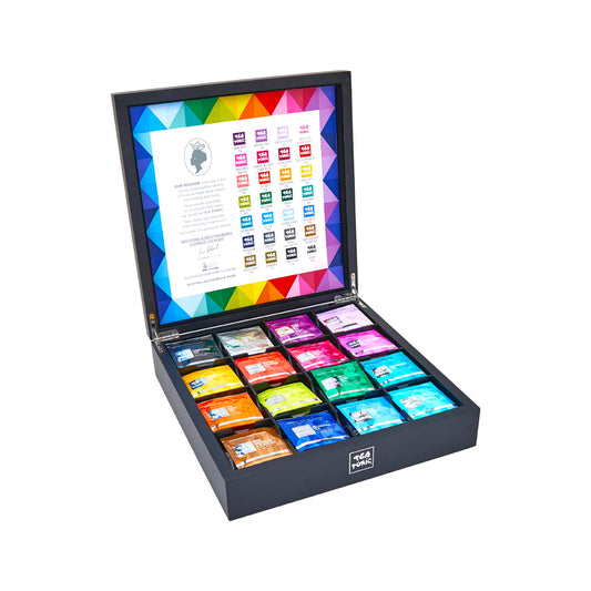 Tea Tonic Wooden Tea Chest Deluxe Black x 112 Tea Bags