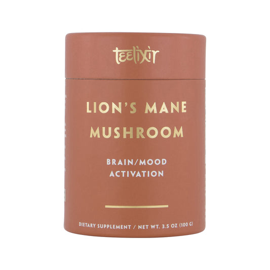 Teelixir Organic Lion's Mane Mushroom (Brain/Mood Activation) 100g