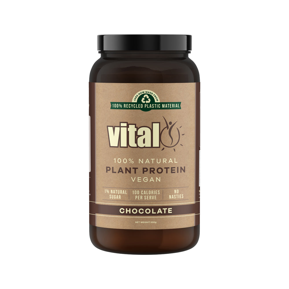 Martin & Pleasance Vital Protein 100% Natural Plant Based (Pea Protein Isolate) Chocolate 500g