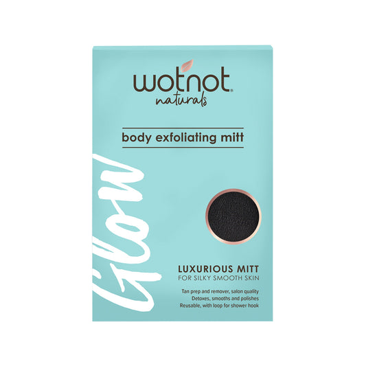 Guante exfoliante corporal Glow de Wotnot Naturals (guante lujoso para una piel suave y sedosa)