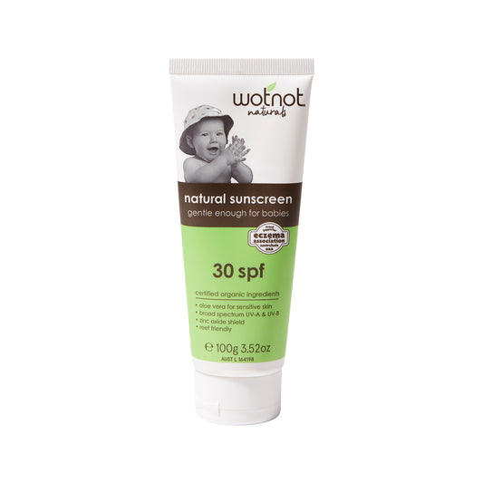 Wotnot Naturals Natural Sunscreen 30 SPF 100g